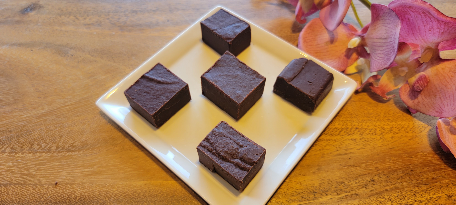 Sweet Paradise Maui Vegan Dark Chocolate Fudge